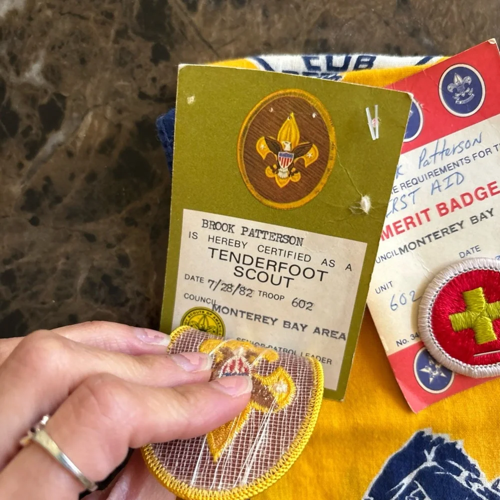 Vintage Boy Scouts of America Lot – 1982